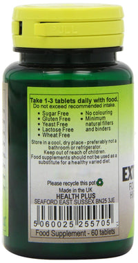 Health Plus Mushroom Extract Complex General Well-being Supplement - 60 Tablets