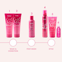 Umberto Giannini Curl Jelly Scrunching Jelly 200ml and Curl Jelly Shine Leave In Conditioner Duo 180ml Vegan & Cruelty Free