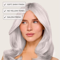 Jerome Russell Bblonde SILVER Non-Permanent Hair Toner | Neutralises Yellow & Brassy Tones | Salon-Quality Cool Blonde Results | Vegan | 75ml