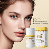 Generic Beef Tallow Balm Stick – Grass-Fed Tallow & Honey with Beeswax – Natural Moisturizing Skincare Balm for Face & Body (1pcs)