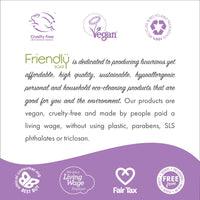 Friendly Soap - Peppermint & Eucalyptus Shampoo Bar (95g), Nourishing, Natural Healthy Shine, Moisturising, Plant-Based, Cruelty-Free, Made By Hand, No SLS or Parabens, Sustainable, Vegan