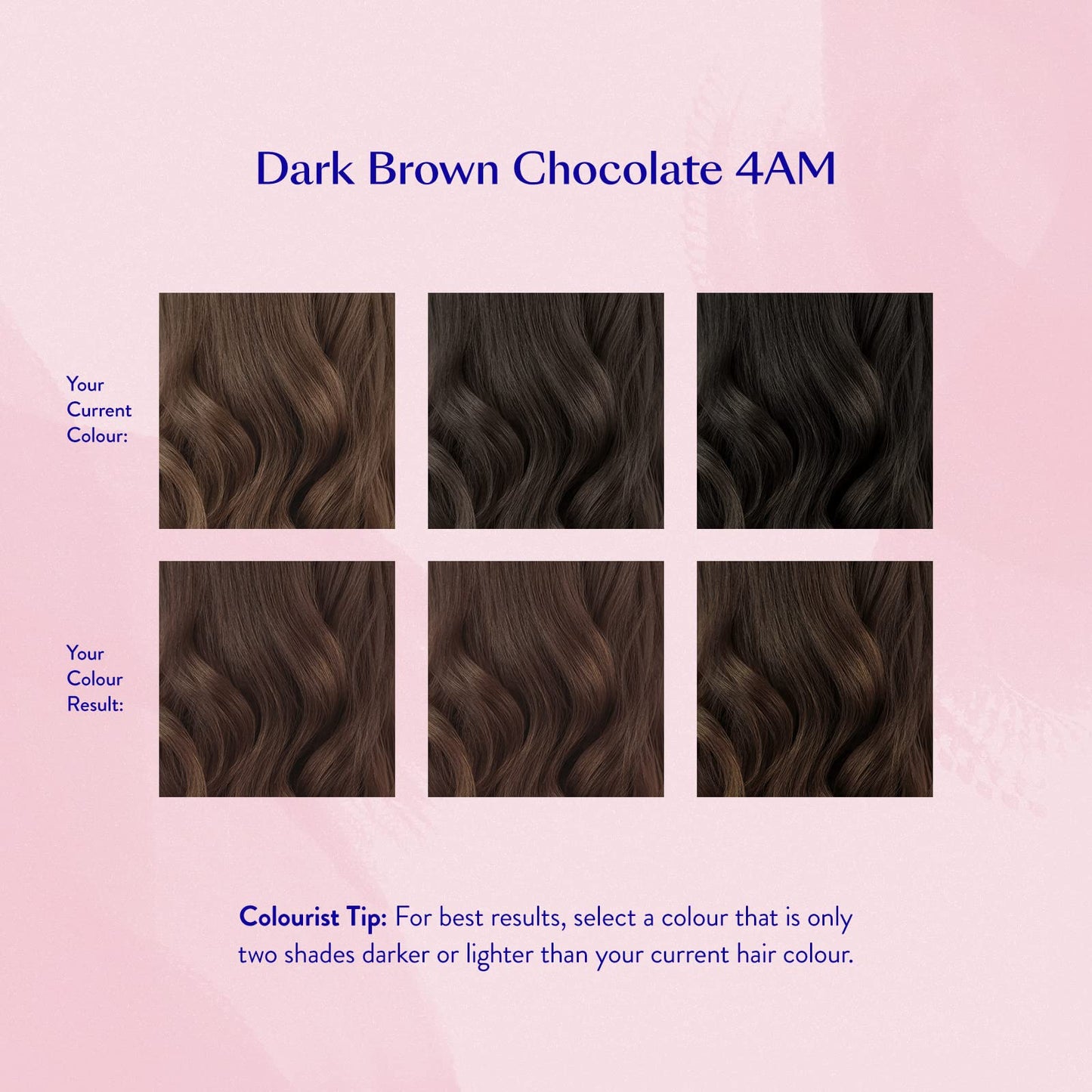 eSalon Permanent Hair Colour Set in Dark Brown Chocolate 4AM