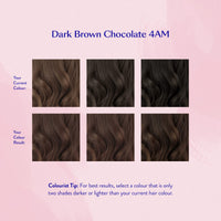 eSalon Permanent Hair Colour Set in Dark Brown Chocolate 4AM