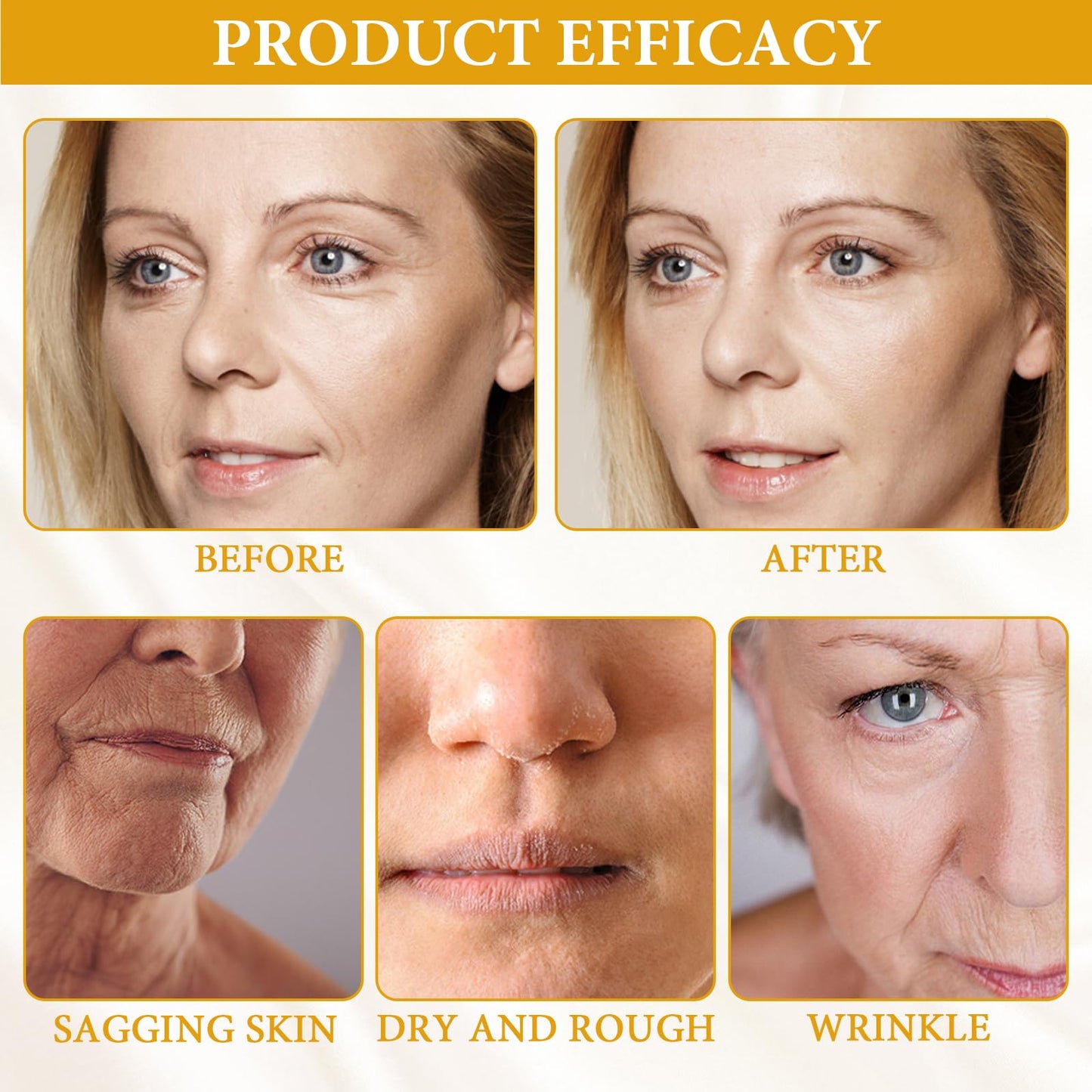 MADGININE Bee Venom,Bee Venom Wrinkle Removal Cream Face Cream Anti Wrinkle Firming Multi Purpose Cream for Face and Neck Skin Firming Body Cream for All Skin (2PCS)