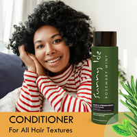 Sunny Isle Rosemary Mint Hair and Strong Roots Conditioner 12oz, Anti-Breakage Formula, Infused with Biotin & Jamaican Black Castor Oil, All Hair Types