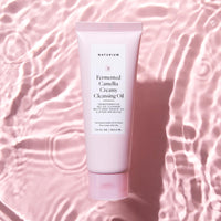 Naturium Camellia Creamy Cleansing Oil, Fermented Camellia Oil & Extract Plus Linoleic-Rich Oils | 3.5 FL OZ / 103.5 ML