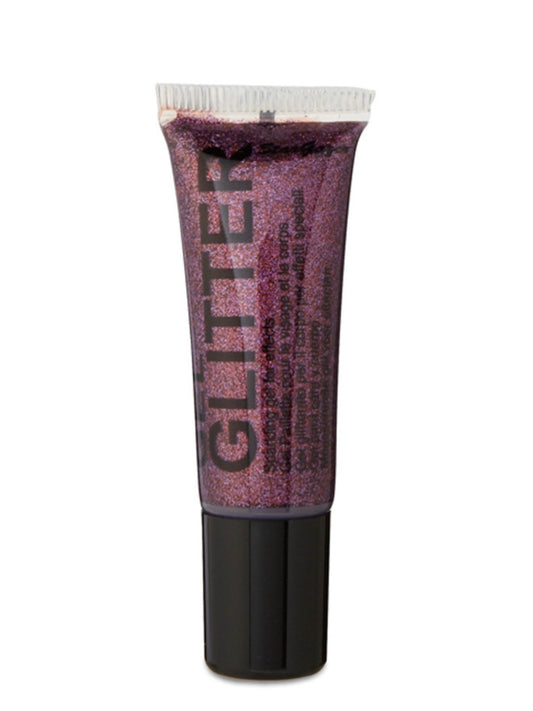 Stargazer Glitter Gel Tubes Face Body Lips Eyeshadow Makeup (Glitter Purple)