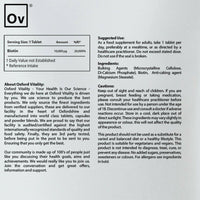 Biotin Tablets 10,000mcg | Max Strength | Skin, Hair & Metabolism Support | Vegetarian and Vegan | Oxford Vitality