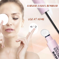 PURELEOR Cluster Lashes DIY Eyelash Extensions Kit with Bond and Seal Lash Applicators Individual Lashes Remover Kit Wispy Fluffy (60pcs 8-16MM)