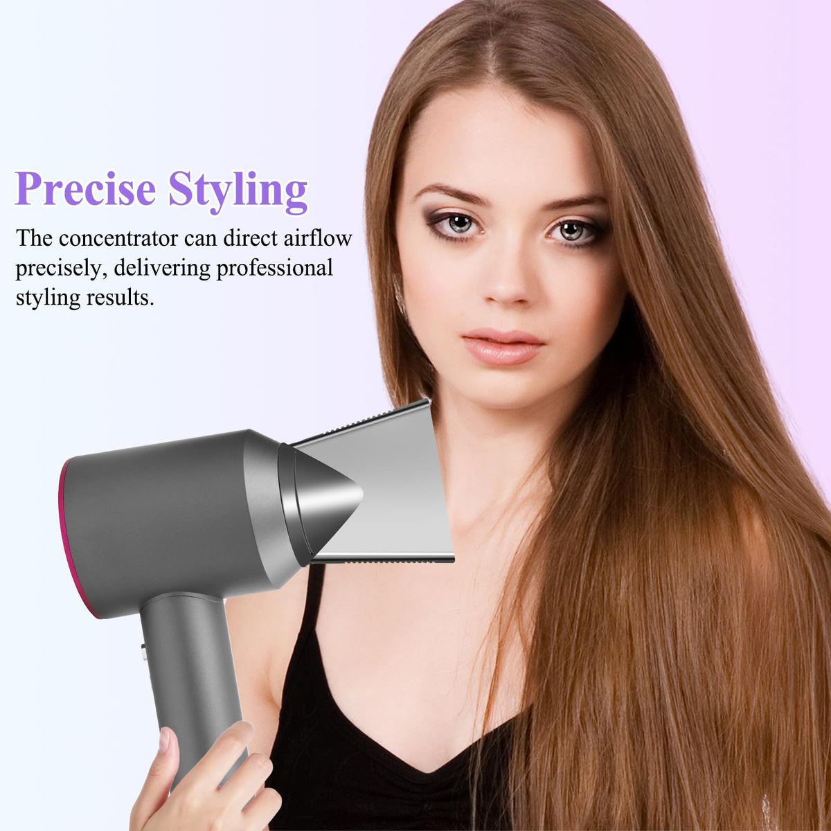 YTCHYYSK Salon Styling Concentrator Attachment Nozzle Compatible with Dyson Supersonic Hairdryer HD01 HD02 HD03 HD04 HD08 HD15