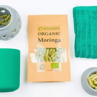 vegishake Organic Moringa Oleifera HPMC Capsules 1000mg per Meal Oleifera Miracle Tree Vegan Halal Kosher (90 Capsules)