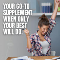 Deep Work by Omni Wave – AI-Engineered Mental Performance Supplement, 14 Natural Ingredients for Clear Focus, Enhanced Productivity, Brain Fog Relief, and Stress & Fatigue Support, Jitter-Free Energy.