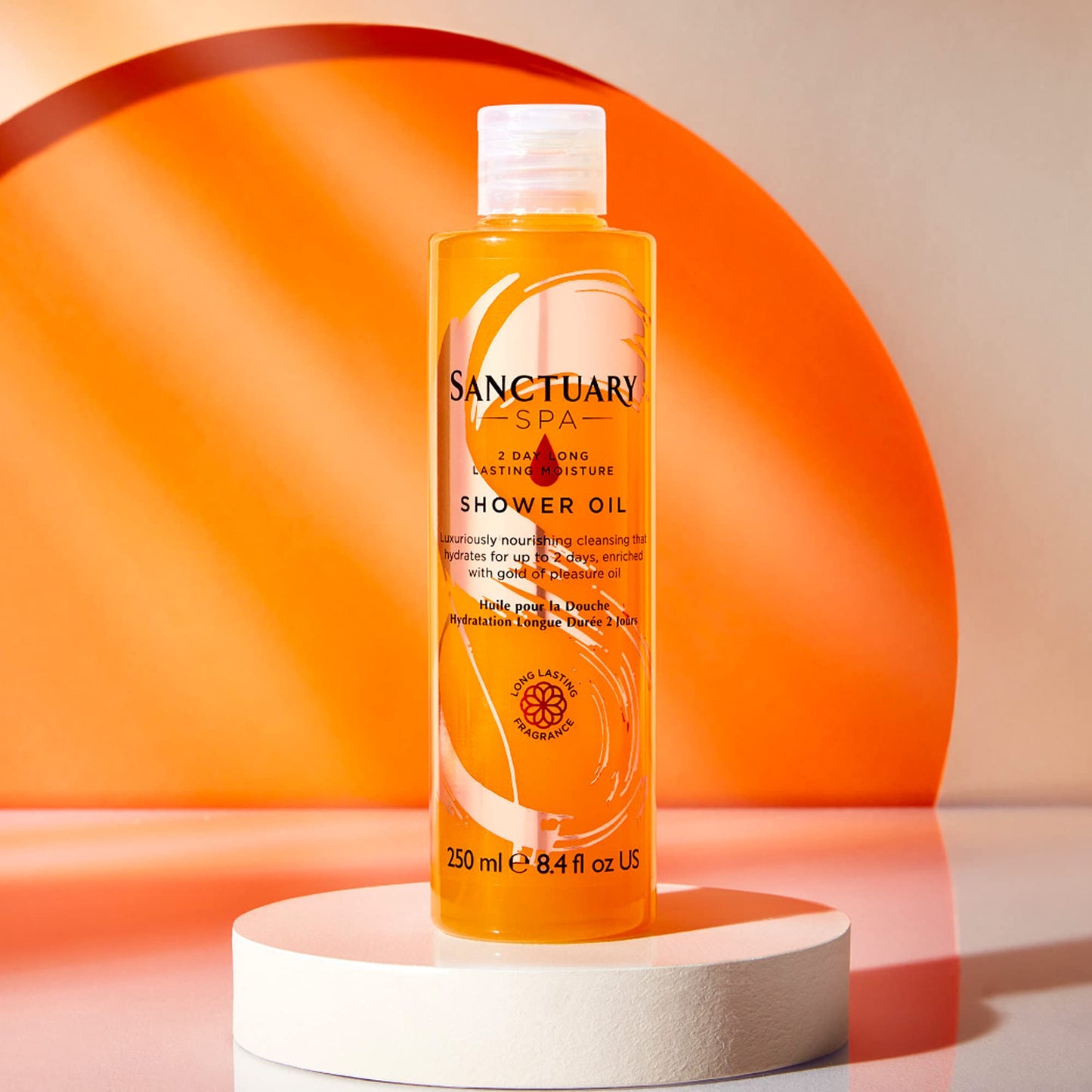 SANCTUARY Sanctuary Spa Shower Oil with Natural Oils, Vegan and Cruelty Free, 250 ml