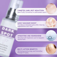 Trendyfave 2Pcs Dark Spot Remover for Face & Body, Dark Spot Corrector Cream with Niacinamide & Hyaluronic Acid, Age Spot Remover, Melasma Cream for Sun Spots & Hyperpigmentation, Brightening, Even Skin Tone