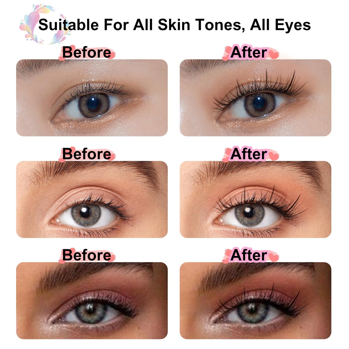 EMEDA Manga Lash Clusters Kit, Individual Lashes Wispy & Natural Cluster Lashes with Bond and Seal Tweezers, Soft Thin Band Anime False Eyelashes 10mm - 13mm Mix (EME04)