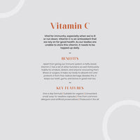 Tom Oliver Nutrition - Vitamin C 1000mg High Strength - Healthy Immune System - Vegan - 60 Capsules