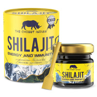 The Chubby Indian® Pure Shilajit Resin 30g - Gold Grade Himalayan Shilajit for Men & Women - Rich in Fulvic & Humic Acid, 85+ Trace Minerals - Supports Natural Energy, Immunity & Metabolism, Vegan
