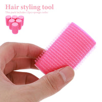 FOMIYES Hair Rollers, 12Pcs Rollers For Hair, Heatless Hair Curler, Self Grip Hair Rollers for Long Hair,Medium and Short Hair