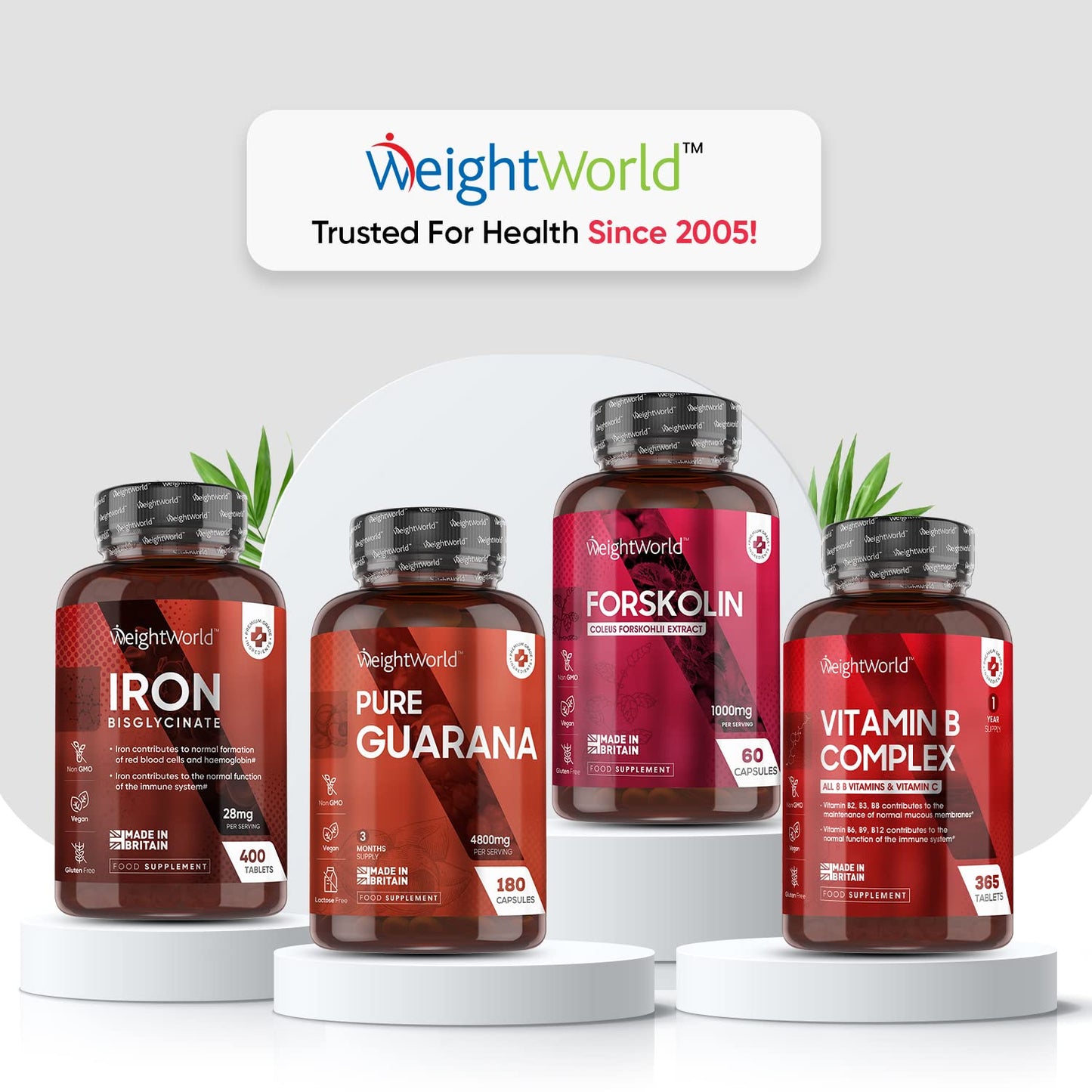 WeightWorld Forskolin Capsules 1000mg - 60 Vegan Capsules - Coleus Forskohlii Extract - Keto & Low Carb Diet Friendly Supplement for Men & Women - Allergen & GMO-Free