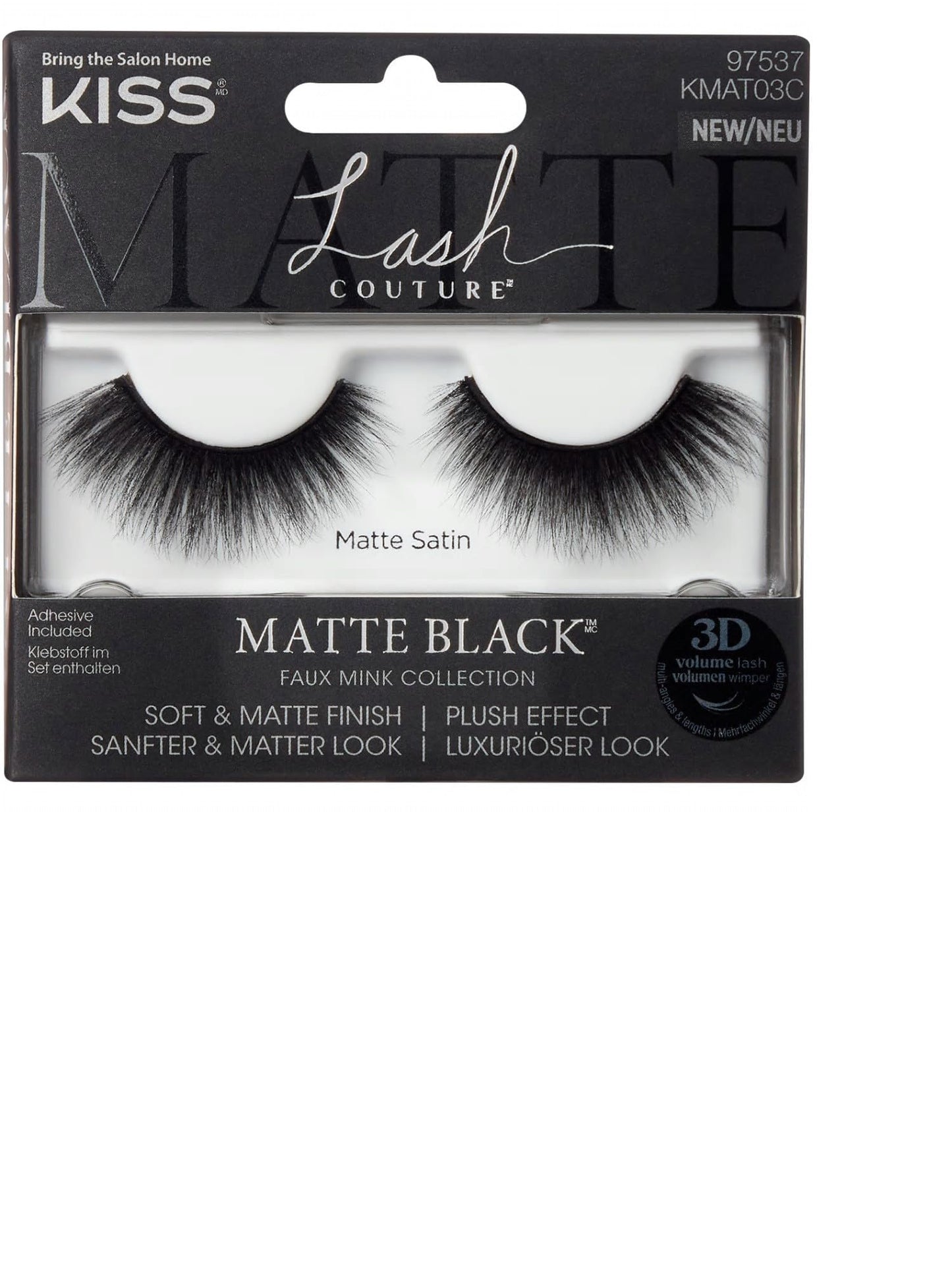 KISS Lash Couture Matte Black 03