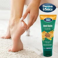 Dermatonics Fast-Acting Manuka Honey Heel Balm | Nourishing Formula for Very Dry and Cracked Heels | Visible Results in Just 1 Day | Suitable for Diabetics | 70 ml