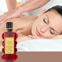 Massage Oil for Relaxing Ginger Clary Vetiver and Ylang-ylang Massage Oils Moisturizing Body Oil for Men and Women 8.8 fl.oz