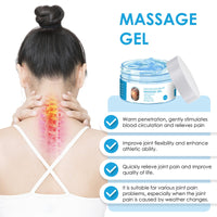 OXGPAL Joint Care Gel for Joint Activities,Soothing Pain Relief Massage Gel,Muscle Recovery Cream,with Deep Penetrating Formula,Long-Lasting Soothing Effect, for Joint Pain Throughout The Body(2PCS/HOT+Cold)