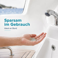 Yachticon Sea Champoo/Meerwasser Seife Shampoo, Schampon, Schampu 300 ml von pflegt entspannend von Wind Sonne Wasser beanspruchte Haut und Haare