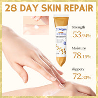 MINSHZEE Collagen Hand Cream, Cracked Skin Repair Products, Softening & Nourishing Anti-Dryness, Rejuvenating & Moisturising Collagen Anti-Wrinkle Hand Cream, 3 Pcs