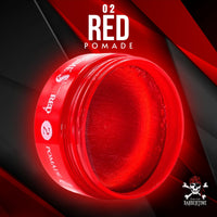 BarberTime BARBERTIME Hair Styling Aqua Wax | No2 Red Pomade Shine Look | Long Lasting Gel Formula Strong Hold 150 ml