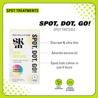 Revolution Skincare London Revolution Skin, Spot, Dot, Go! Salicylic Acid Spot Patches, Discreet Pimple Patches With Salicylic Acid & Tea Tree, Vegan & Cruelty-Free, 60 Patches Per Box