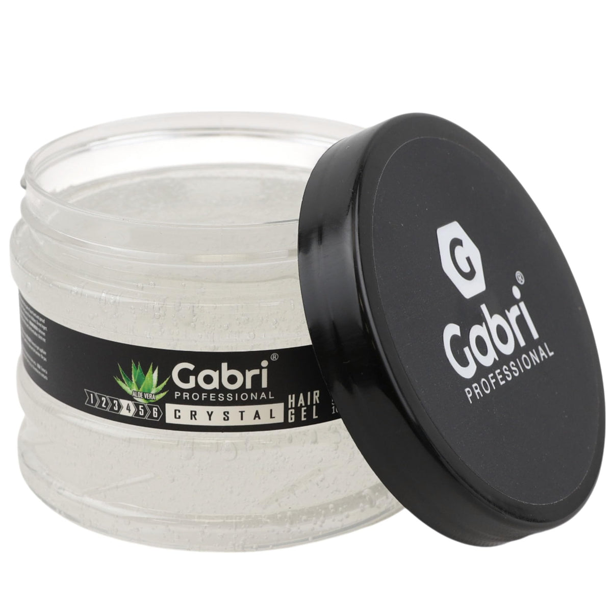 G Gabri Gabri Professional Hair Gel Crystal 500 ml, Firm Hold Hair Styling Gels, High Gloss, Anti-Frizz Effect, Edge Control, For All Hair Types