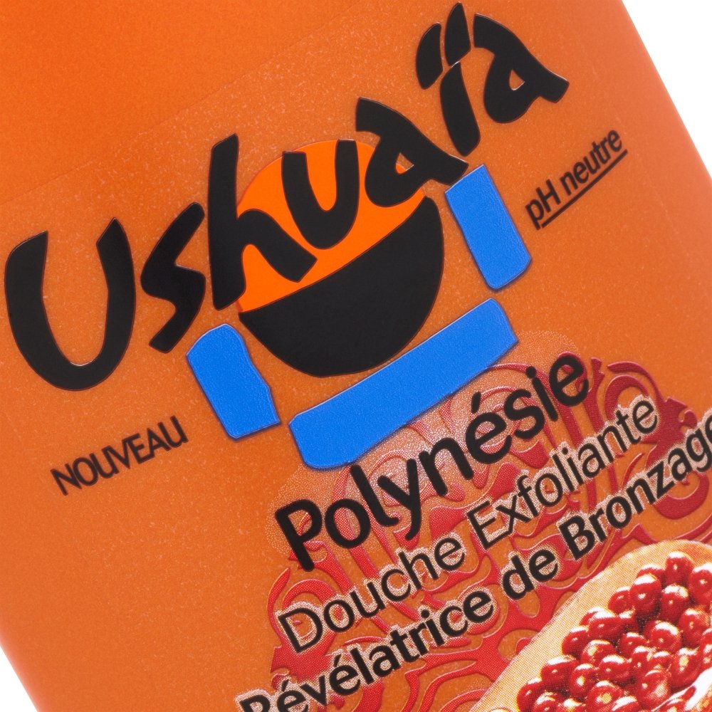 Ushuaïa - Polynesia Revolutionary Shower Gel with Monoi and Ruckoo Oil - 250 ml - Pack of 3