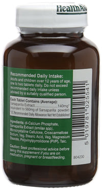 HealthAid Sarsaparilla 560mg 60 Tablets