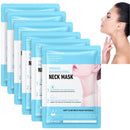 Yoowan 6pcs Firming Rejuvenating Neck Mask,Neck Tightening Products,Collagen Ne-Ck Mask,Dilute Skin Lines And Repair Skin,Moisturizing And Hydrating,Firming And Lifting,Soft And Breathable,Deep Nourishment