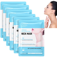 Yoowan 6pcs Firming Rejuvenating Neck Mask,Neck Tightening Products,Collagen Ne-Ck Mask,Dilute Skin Lines And Repair Skin,Moisturizing And Hydrating,Firming And Lifting,Soft And Breathable,Deep Nourishment