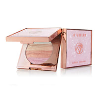 W7 Afterglow Blusher and Highlight Compact - Pink and Gold