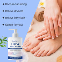 NLFOX 60% Urea Cream - 100g Urea Foot Cream For Cracked Heels And Dry Skin - Urea Cream 60 Percent For Feet And Hand - Maximum Strength Deep Moisturizing Cracked Heel Repair Cream For Foot And Body Care