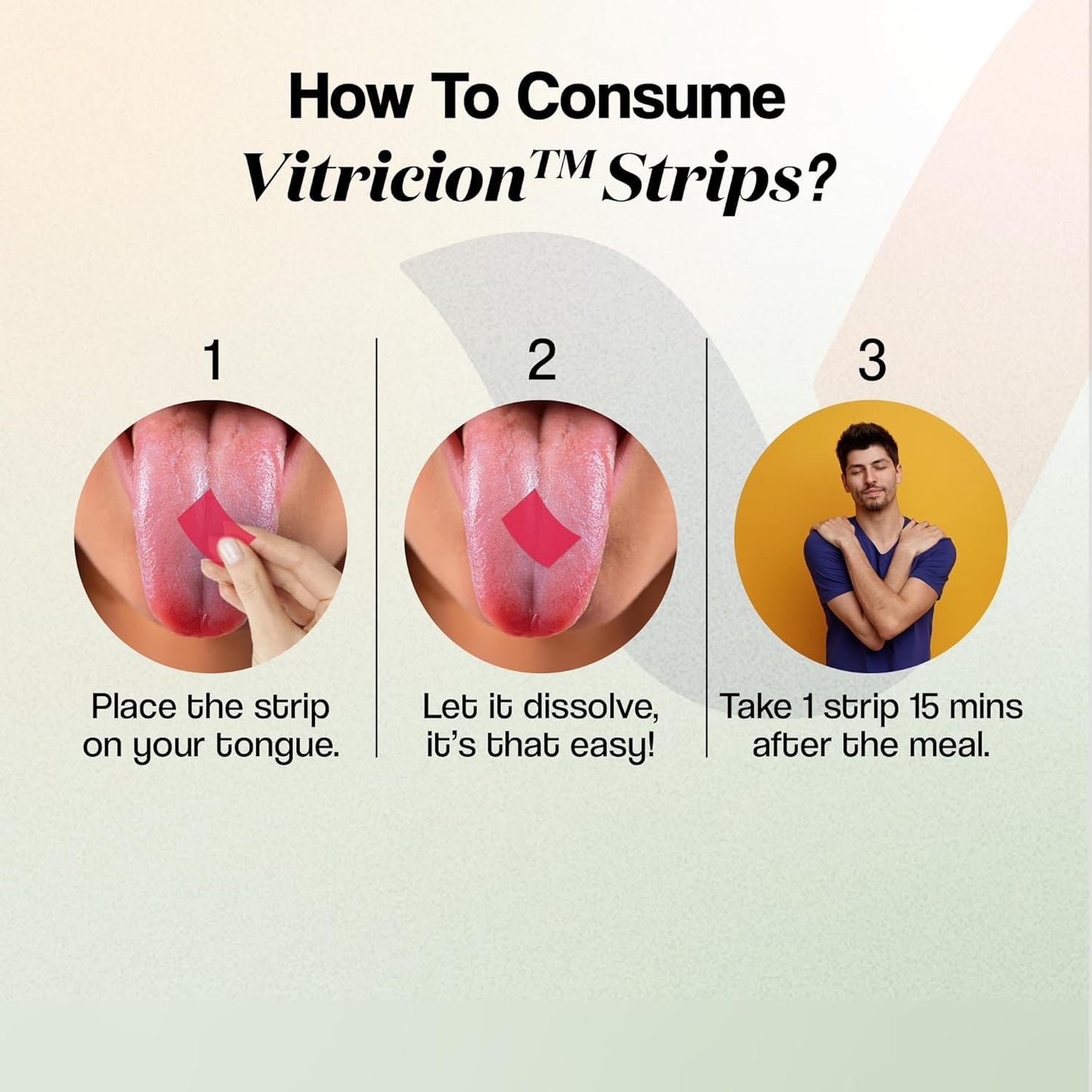 Vitricion Joint Support Oral Strips for Men & Women - 90 Fast-Absorbing Strips, Curcumin, Vitamin D3 + AquaLOX | Joint Flexibility, Mobility & Reduce Inflammation | Cranberry Flavour