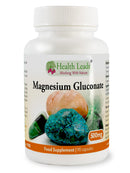 Health Leads ...Working With Nature Magnesium Gluconate 500mg x 90 Capsules (100% Additive Free)