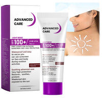 SPF 100+ Ultra-Light Face Sunscreen - Very High Protection Suncream with Water & Sweat Resistance. Refreshing, Non-greasy & Non-sticky Formula for Maximum UV Protection