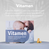 Zita West Couple Fertility Bundle: Vitafem for Females and Vitamen for Men, Pre-Pregnancy Fertility Multivitamin Support | Vitafem 60 caps and Vitamen 30 Caps (1 Month Supply)