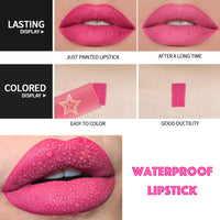 LYNTYAOU Light Pink Matte Lip Stick, Matte Rose Pink Liquid Lipstick for Women, Longlasting Silky Smooth Full-Coverage Non-fading Lipsticks, Waterproof Non-Sticky Tinted Lip Balm for Women