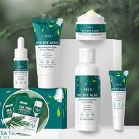 Leogony 7PCS Skincare Set for Teenagers Girls & Boys, Acne Skin Care Set for Teenage, Tea Tree Face Wash Gift for Mens Woman