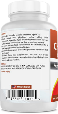 Best Naturals Cranberry 3X Strength, 12600 mg 180 Veggie Capsules (180 Count (Pack of 2))