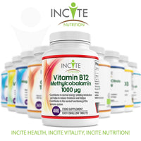 Vitamin B12 1000mcg | Methylcobalamin 400 Easy Swallow Vegan Tablets (12+ Month’s Supply) | High Strength Quality Vitamin B12 | Suitable for Vegetarian (Vitamin B12)
