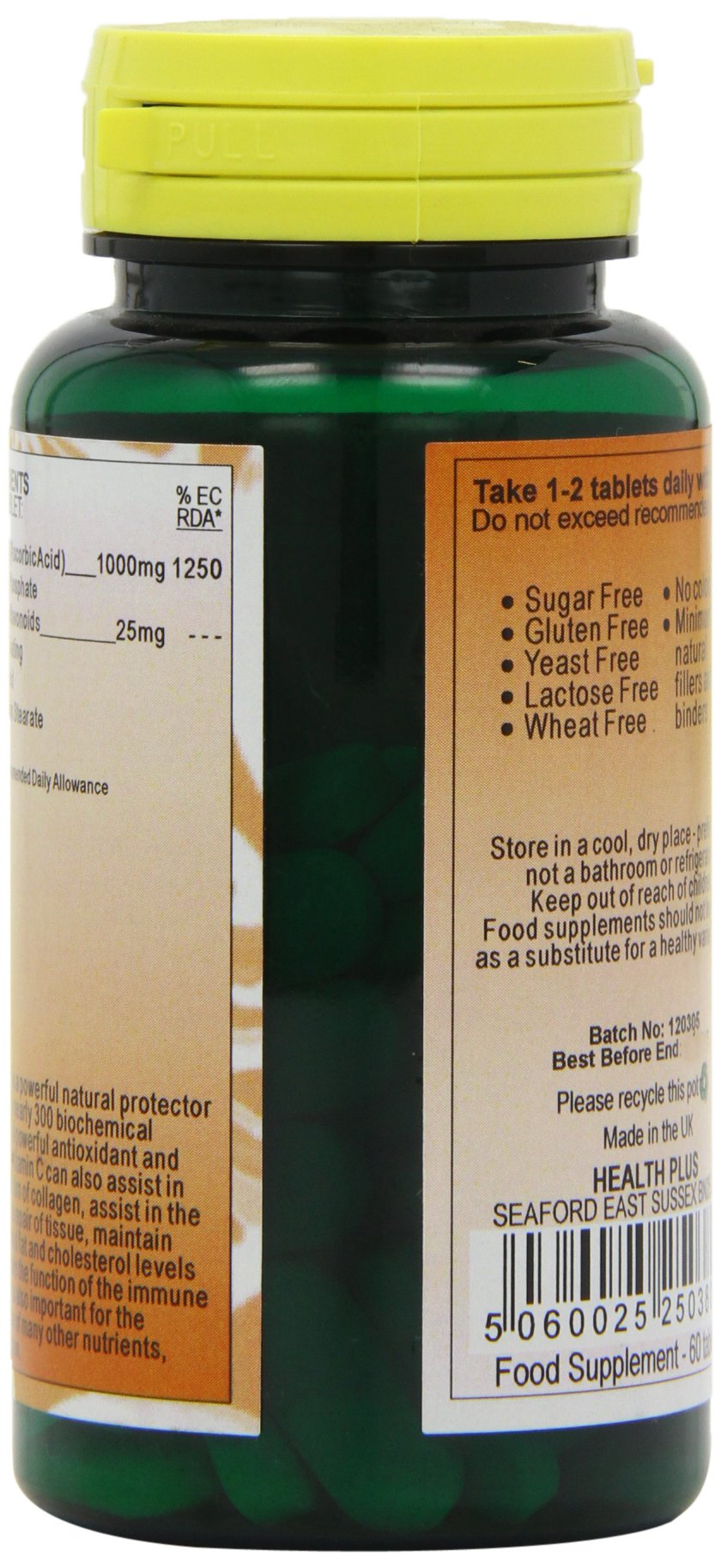 Health Plus Super C 1000 Vitamin C Supplement - 60 Tablets