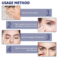 LINXINS Seagrill Serum Anti Wrinkle Essence, Instant Firm Eye Bag Cream, Eye Tightening Cream Instant for Eliminate Wrinkles, Eye bags, Puffiness, and Tightens the Skin Around the Eyes (60ml)