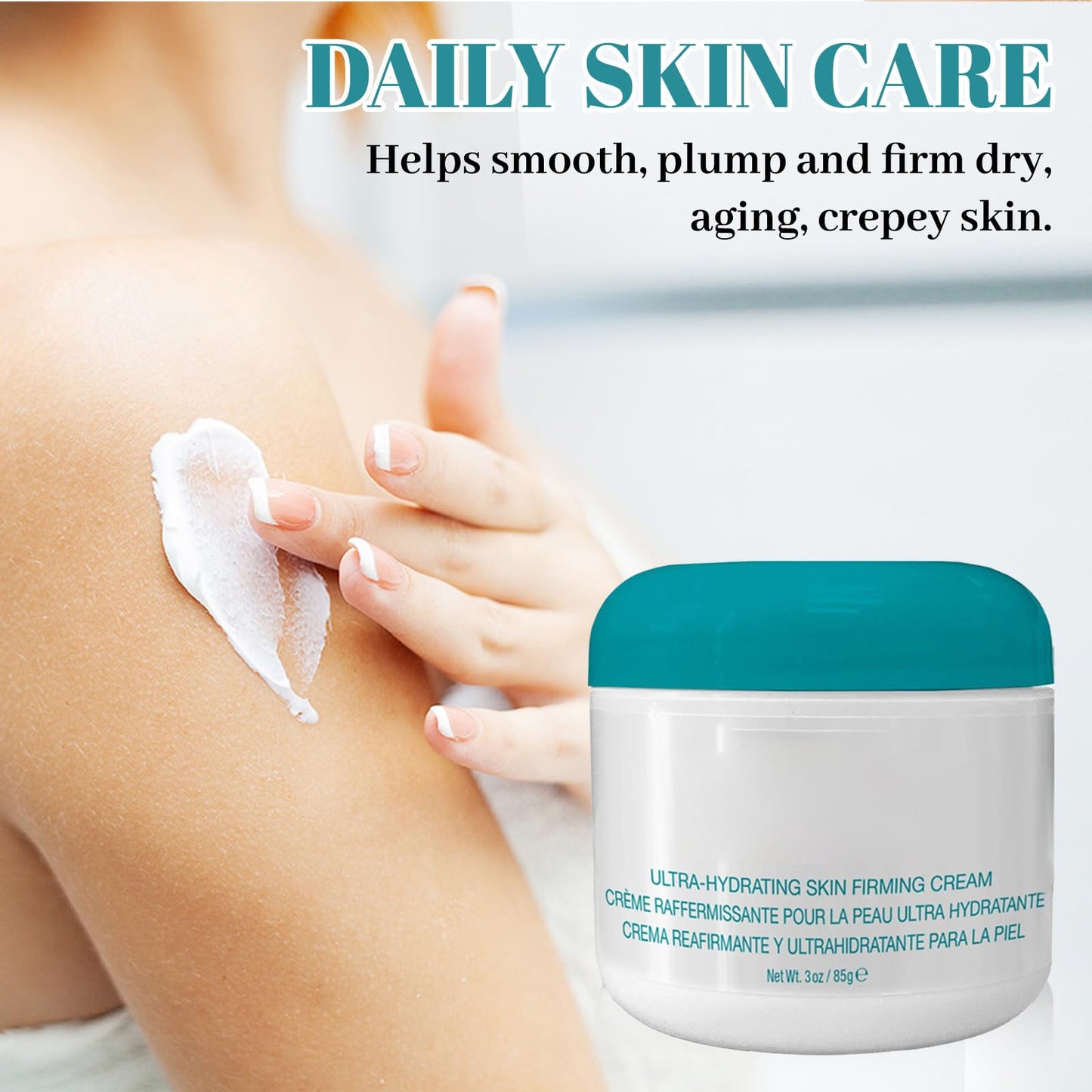 Ultra Hydrating Skin Firming Cream for Neck,Neck and Chest Firming Cream,Anti Aging Smoothes Wrinkles Skin Tightening and Repair Decolletage Cream,Skin Care Cream for Deep Hydration,85g