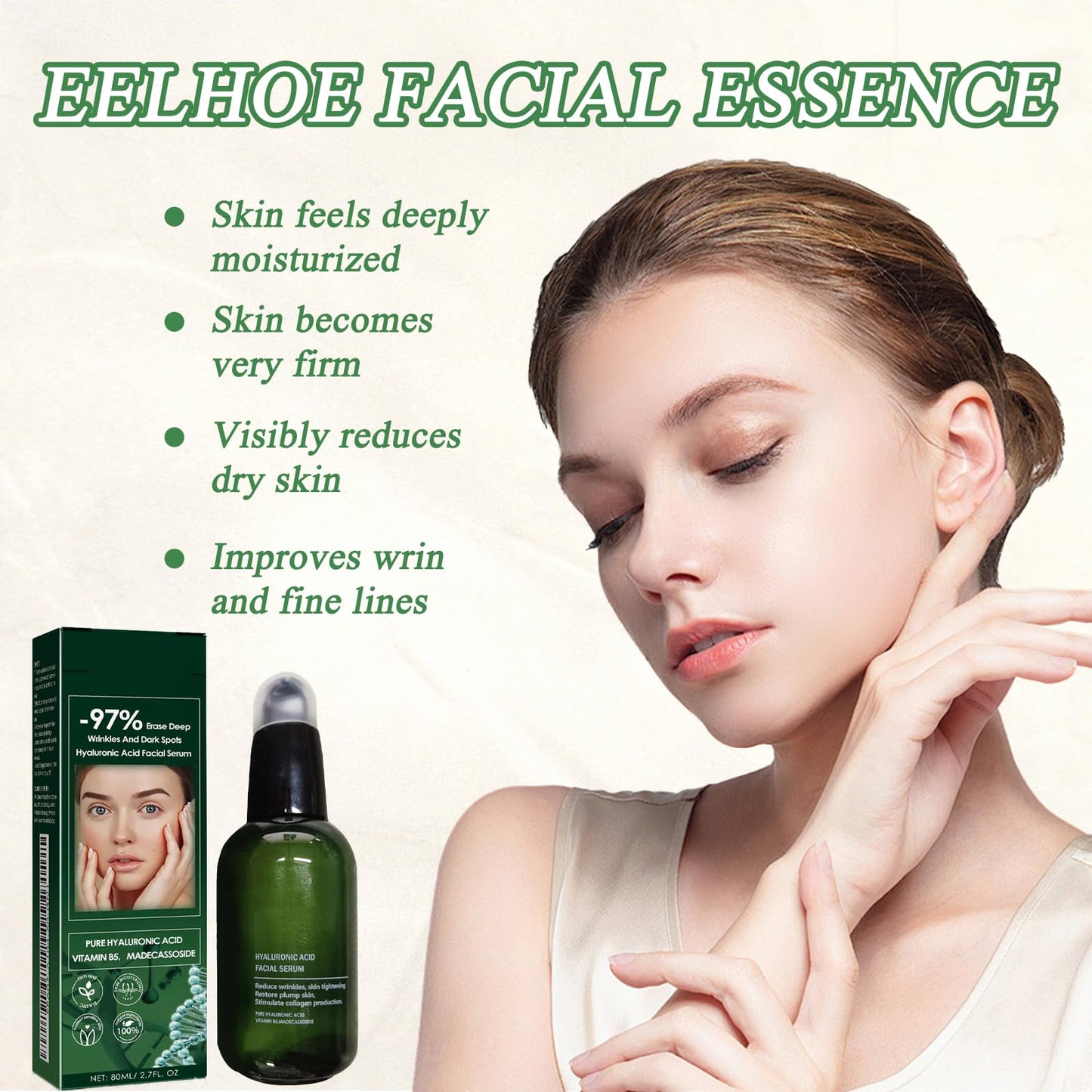 Nadiaen Fubsta Firming Serum,Skin Firming Serum,Skin Firming,Skin Serum,Skin Firming Rejuvenating Serum,Lifting and Firming,Refreshing and Non-sticky,Easy to Absorb,Suitable for All Skin Types